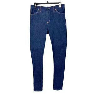 Billiam Women’s 6 (29x30) Mid Rise Super Skinny Denim Blue Jeans USA Made